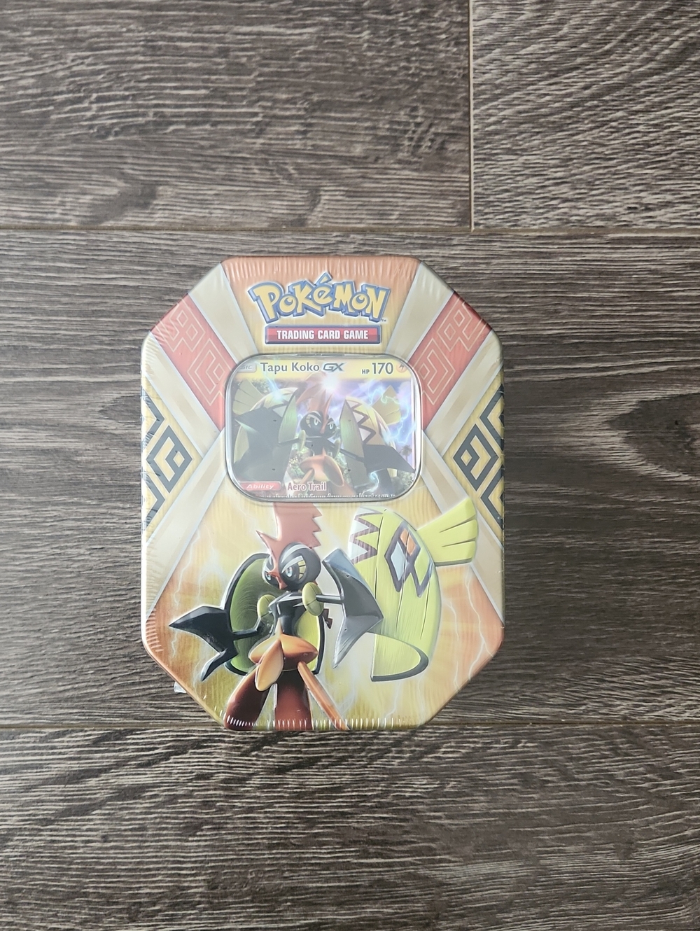Pokemon Tapu Koko GX Island Guardians Tin Sealed TCG Booster Packs